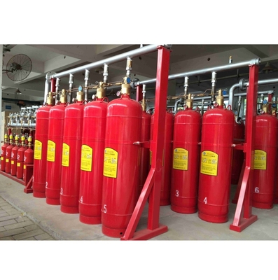 Sistema flexible de red de tuberías FM200 Sistema de extinción de incendios de agentes limpios para almacén
