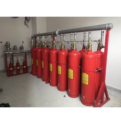 Sistema flexible de red de tuberías FM200 Sistema de extinción de incendios de agentes limpios para almacén