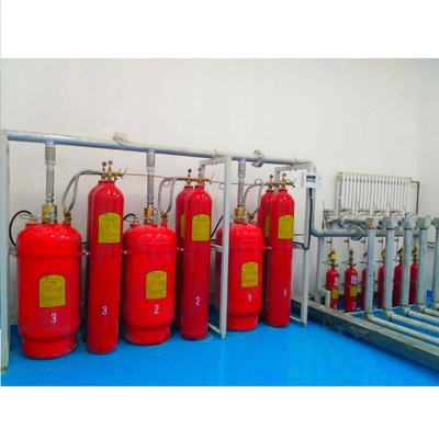 Sistema de red de tuberías FM200 de alta seguridad 70L - 180L HFC 227ea Sistema de extinción de incendios