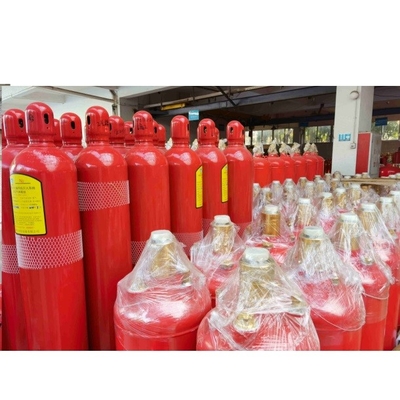 Color rojo Fm200 cilindro de gas 4.2MPa / 5.6MPa contenedor de extinción de incendios