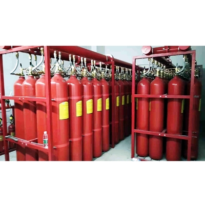 Sistema de prevención de incendios por gas inerte 100L Rojo IG 100 Sistema de extinción de incendios