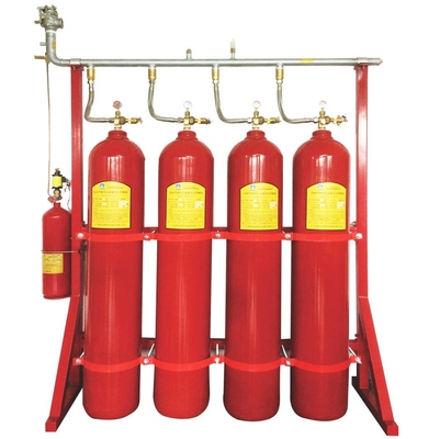 Sistema de prevención de incendios por gas inerte 100L Rojo IG 100 Sistema de extinción de incendios