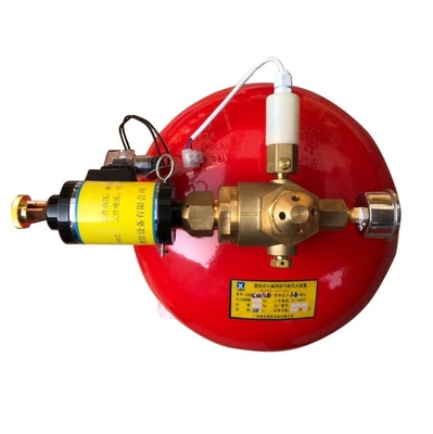 Sistema colgante rojo FM200 Sensor de solenoide de fácil instalación Presión de almacenamiento 1,6 MPa