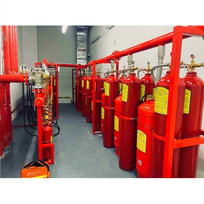 90Ltr FM200 Sistema de flujo de pistones Equipo de extinción de incendios Modo de arranque eléctrico manual