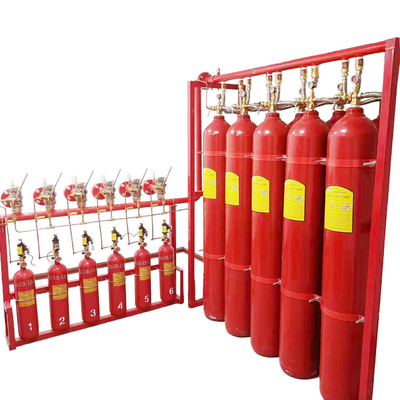 Equipo de extinción de incendios a gas