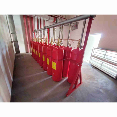 Sistema de red de tuberías de agentes limpios FM200 para una región única máxima de 3600M3