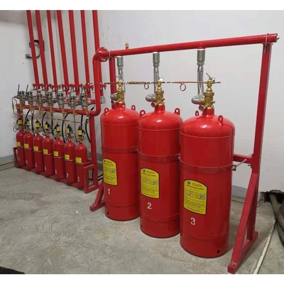 90L FM200 cilindro Presión de trabajo 5.6Mpa Red FM200 Contenedores