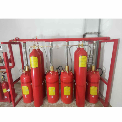 Sistema de extinción de incendios de acero galvanizado FM200 Extintor de incendios de 120L Capacidad