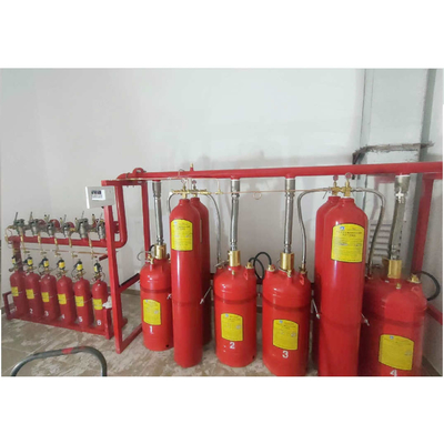 Sistema de extinción de incendios de acero galvanizado FM200 Extintor de incendios de 120L Capacidad