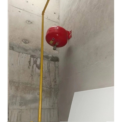 Sistema colgante FM200 montado en la pared 1.6MPa Presión de almacenamiento Dispositivo de extinción de incendios