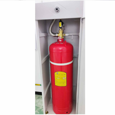 Sistema de extinción de incendios de gabinete rojo FM200 para protección contra incendios de nivel A B C Fuegos