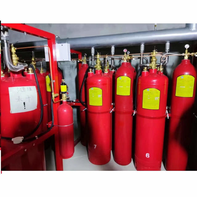 Red de tuberías FM200 Sistema de extinción de incendios 120L Sistema automático de extinción de incendios