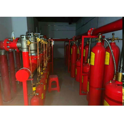 Sistema de extinción de incendios FM200 ligero 5.6Mpa Sistema de red de tuberías Bajo mantenimiento