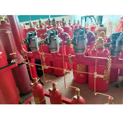 Equipo de protección contra incendios de heptafluoropropano FM200 Sistema de red de tuberías