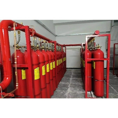 Sistema de protección contra incendios con gas inerte FM200 de inundación cerrada Activación automática o manual
