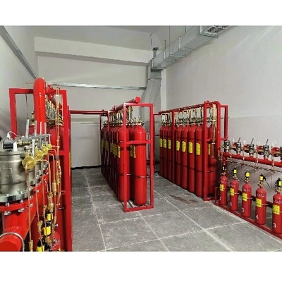 IG100 Sistema rojo de extinción de incendios cilindro 15MPa 20MPa Presión de trabajo