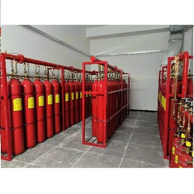 IG100 Sistema rojo de extinción de incendios cilindro 15MPa 20MPa Presión de trabajo