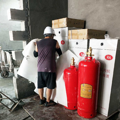 FM200 Sistema de extinción de incendios de 2,5 MPa para gabinetes