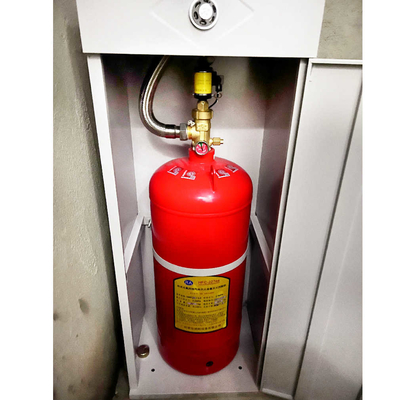 FM200 Sistema de extinción de incendios de 2,5 MPa para gabinetes
