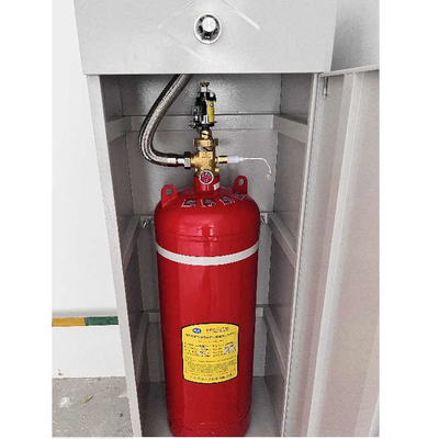 Red Hfc-227ea FM200 Sistema de gabinete de acero 120L Sistema de supresión de gases