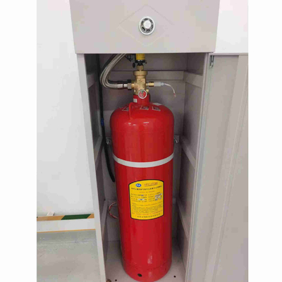 Red Hfc-227ea FM200 Sistema de gabinete de acero 120L Sistema de supresión de gases