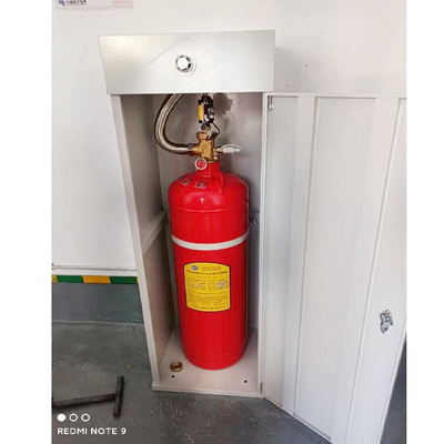 Extintor de fuego de gas de cilindro rojo de 120L FM200 HFC227ea 2.5 MPa