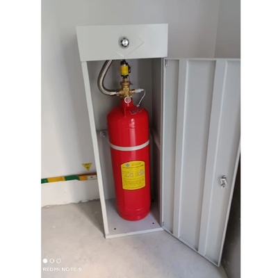 Extintor de fuego de gas de cilindro rojo de 120L FM200 HFC227ea 2.5 MPa
