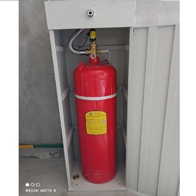 Extintor de fuego de gas de 100L con un solo armario FM200, base de datos de la sala de computadoras