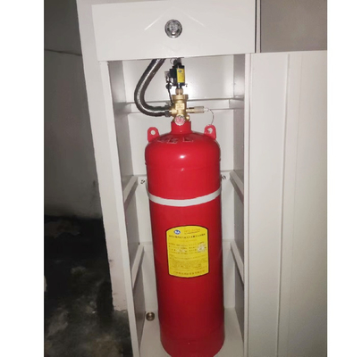 Extintor de fuego de gas de 100L con un solo armario FM200, base de datos de la sala de computadoras