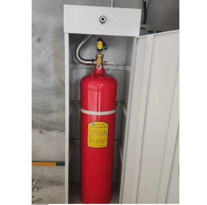 Extintor de incendios de gabinete FM200 de 100L con boquilla Agente de extinción de incendios rápido y eficaz