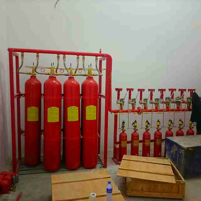 15MPa 90L IG541 Sistema de extinción de incendios Diseño ligero con bajo mantenimiento rojo