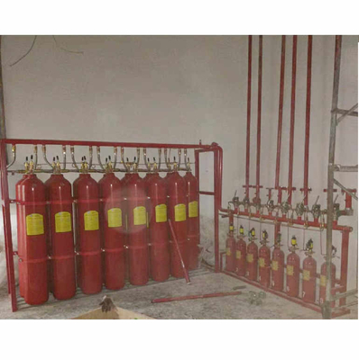 Sistema de alarma automática de incendio de 80L 15MPa IG541 Sistema cerrado de extinción de incendios