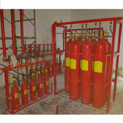 Sistema de alarma automática de incendio de 80L 15MPa IG541 Sistema cerrado de extinción de incendios