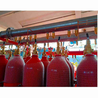 IG 541 Sistema de extinción de incendios con gas inerte Capacidad 70L 80L 90L Tipo de tubería