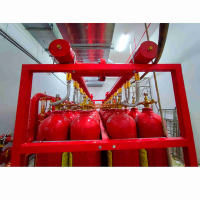 IG 541 Sistema de extinción de incendios con gas inerte Capacidad 70L 80L 90L Tipo de tubería