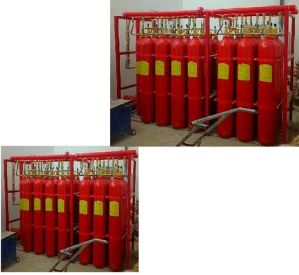 El sistema de extinción de incendios de gas mixto de alta eficiencia puede utilizarse en lugares tripulados
