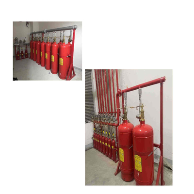 Sistema de extinción de gases FM200 de alta presión 4.2Mpa / sistema de extinción de incendios de 5,6Mpa