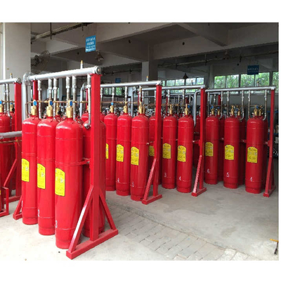 Sistema de extinción de incendios de gas de 120L Rojo Fm200 Extintor automático de incendios