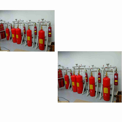 Estructura flexible Fm 200 Sistema de extinción de incendios con agentes limpios 8.0Mpa Presión máxima de trabajo