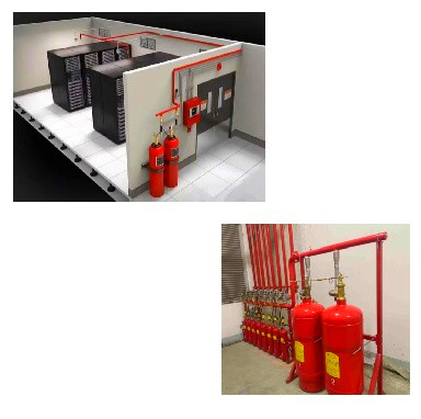 Sistema de extinción de incendios con gas de heptafluoropropano FM200 4.2Mpa / 5.6Mpa Presión de trabajo