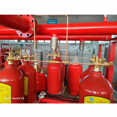 Sistema de flujo de pistones FM200 totalmente automático Sistema de extinción de incendios para la sala de máquinas