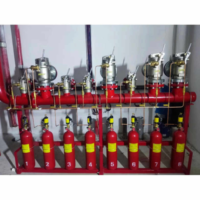 FM200 Sistema de extinción de incendios de heptacloropropano Máquina de extinción de incendios de zonas múltiples