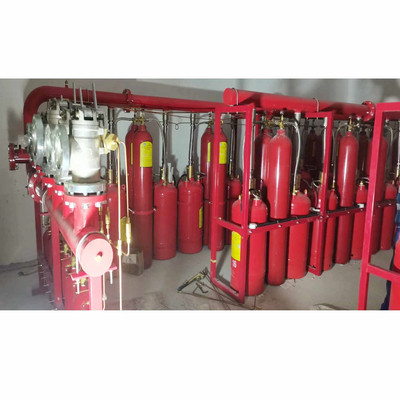 Sistema de flujo de pistones sin olor FM200 Sistema de extinción de incendios de gas para salas múltiples