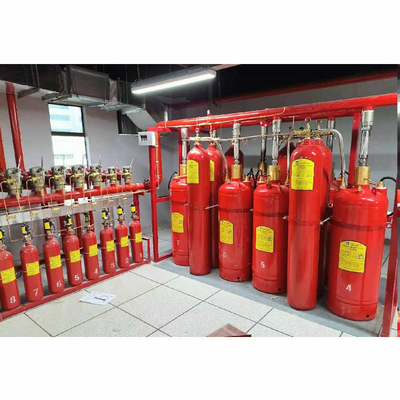 Tipo de tubería FM200 Sistema de flujo de pistón Sistema de supresión de gases heptafluoropropano