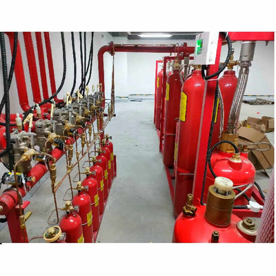 Tipo de tubería FM200 Sistema de flujo de pistón Sistema de supresión de gases heptafluoropropano